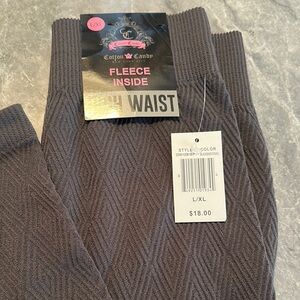 Cotton Candy Charcoal Fleece-Lined Leggings